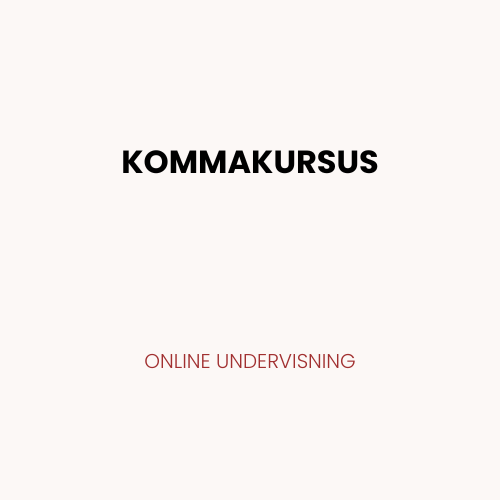 Kursus kommakursus (1)